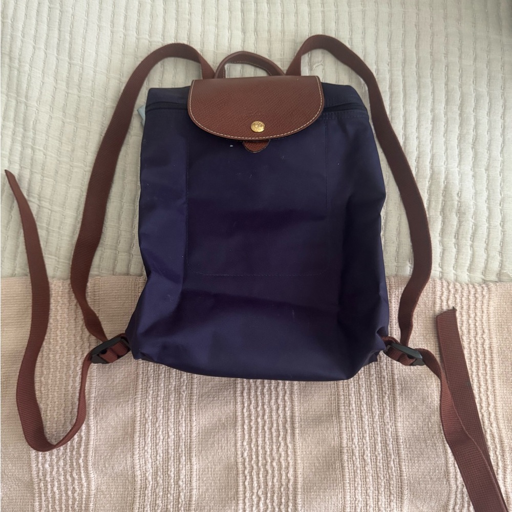 Longchamp Purple Backpack